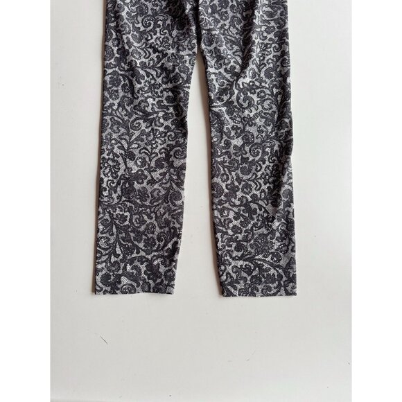 Lot of 2 LULULEMON Size 4 Wunder Under Leggings - Lace & Floral Print - Picture 7 of 16